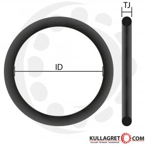 O-Ring Nullring Rundring 38,0 x 2,0 mm Viton® 75 Shore A schwarz 3 St. 