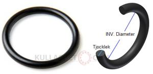 12x3,0 O-ring MVQ 70