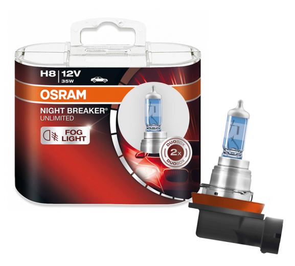 H8 Osram Night Breaker Unlimited 2-pack
