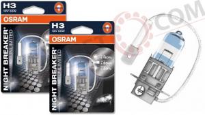 H3 Osram Night Breaker Unlimited 2-pack