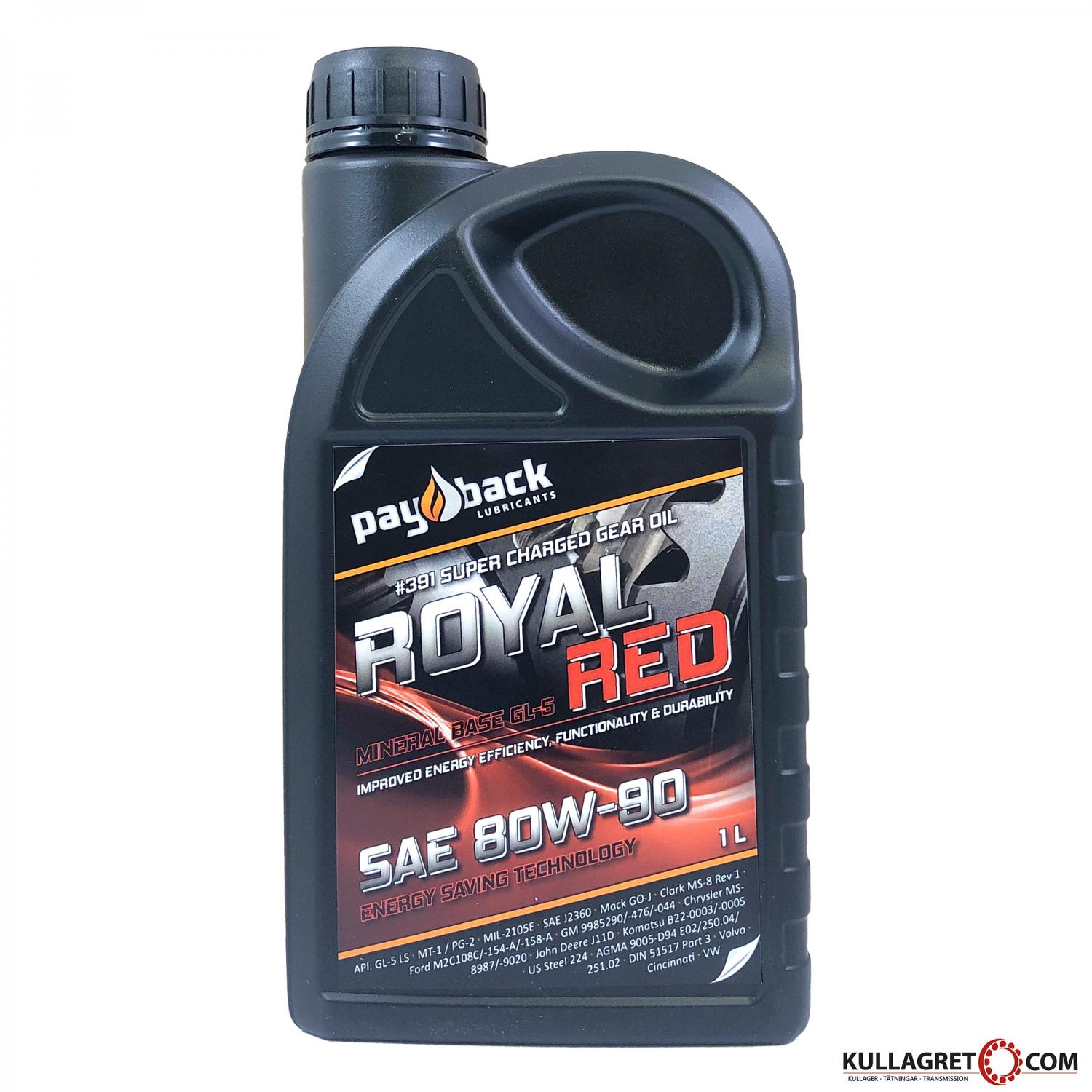 Payback #391 80W-90 Royal Red Växellådsolja