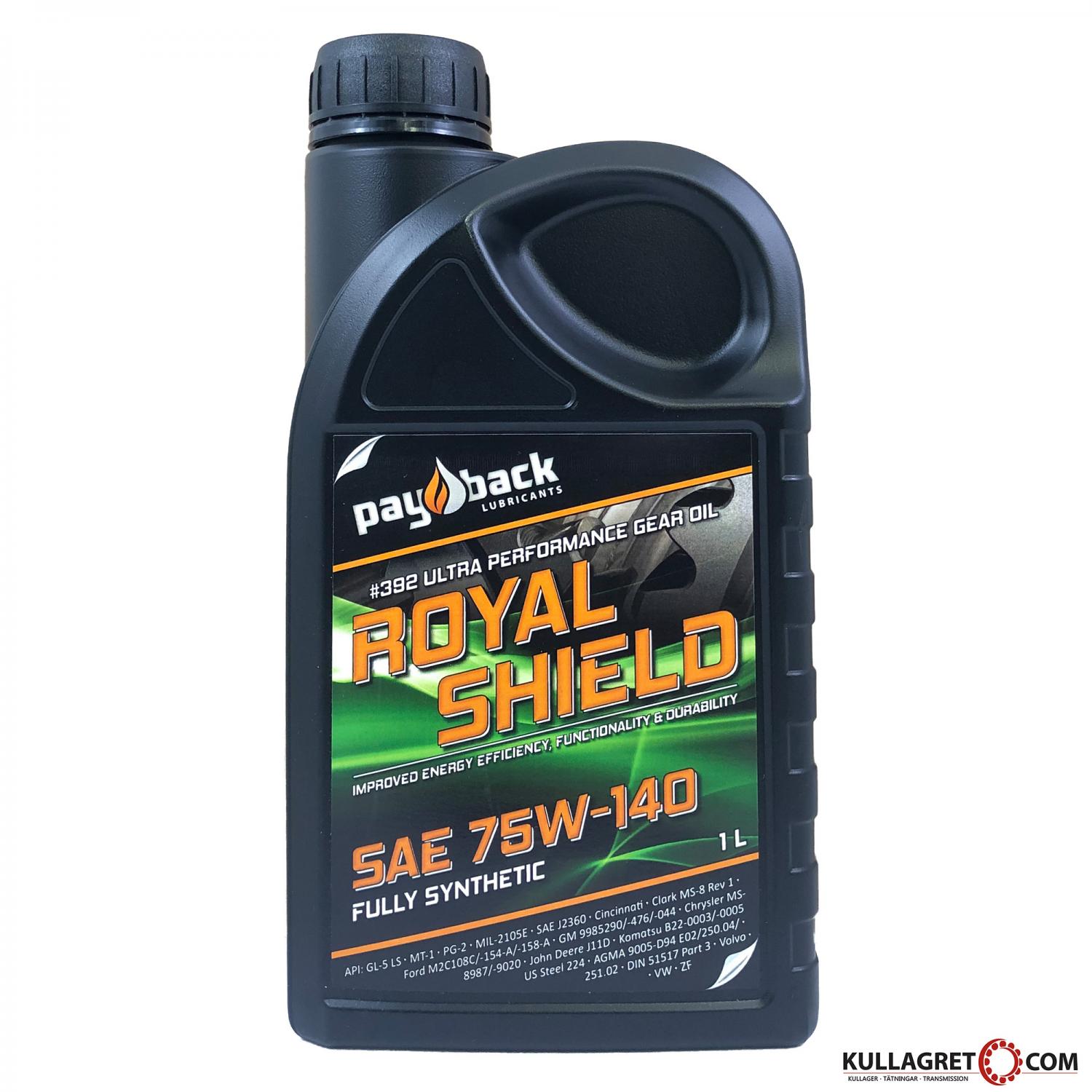 Payback #392 75W-140 Royal Shield Växellådsolja