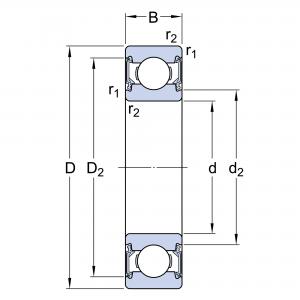 RMS 10 2RS Kullager