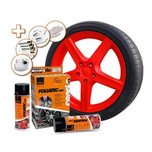 Röd Blank Sprayfilm från Foliatec