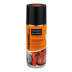 Röd Blank 2-komponents spray från Foliatec 400ml