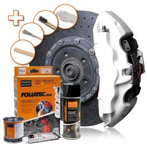 Vit Bromsoksfärg "PURE WHITE" från Foliatec