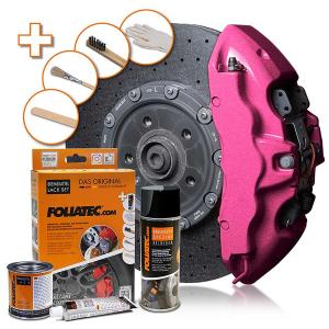 Rosa Metallic Bromsoksfärg "CANDY PINK" från Fo...