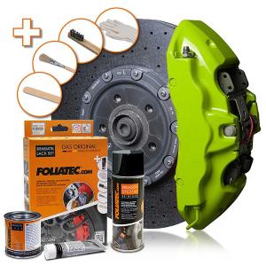 Giftgrön Bromsoksfärg "TOXIC GREEN" från Foliatec