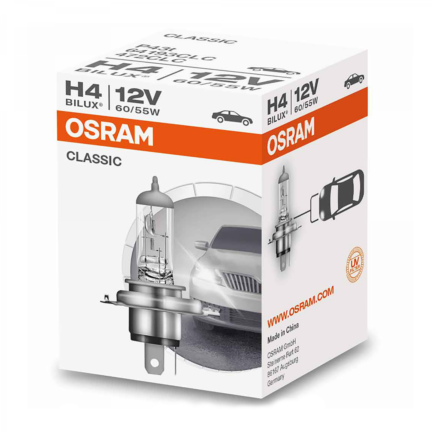H4 Original Line 60/55W 12V Osram