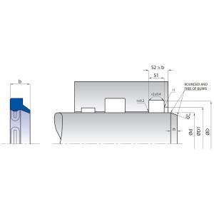 K06 31,75x41,27x4,7/7 Avstrykare PU - TUM
