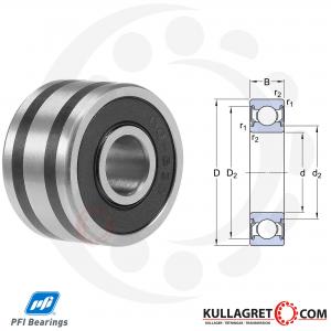 B10-27 (SC0081LHIA) Kullager PFI
