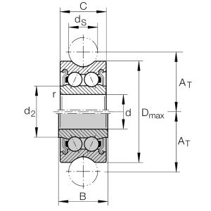 LFR 5302-10 2RS RB Löprulle INA