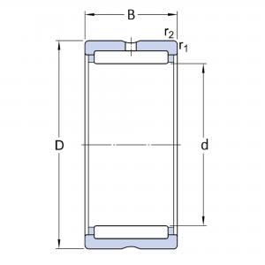 NK 5/10 Nållager NTN