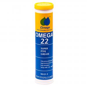 Omega 22 Lågfriktionsfett "PTFE" PATRON 400g
