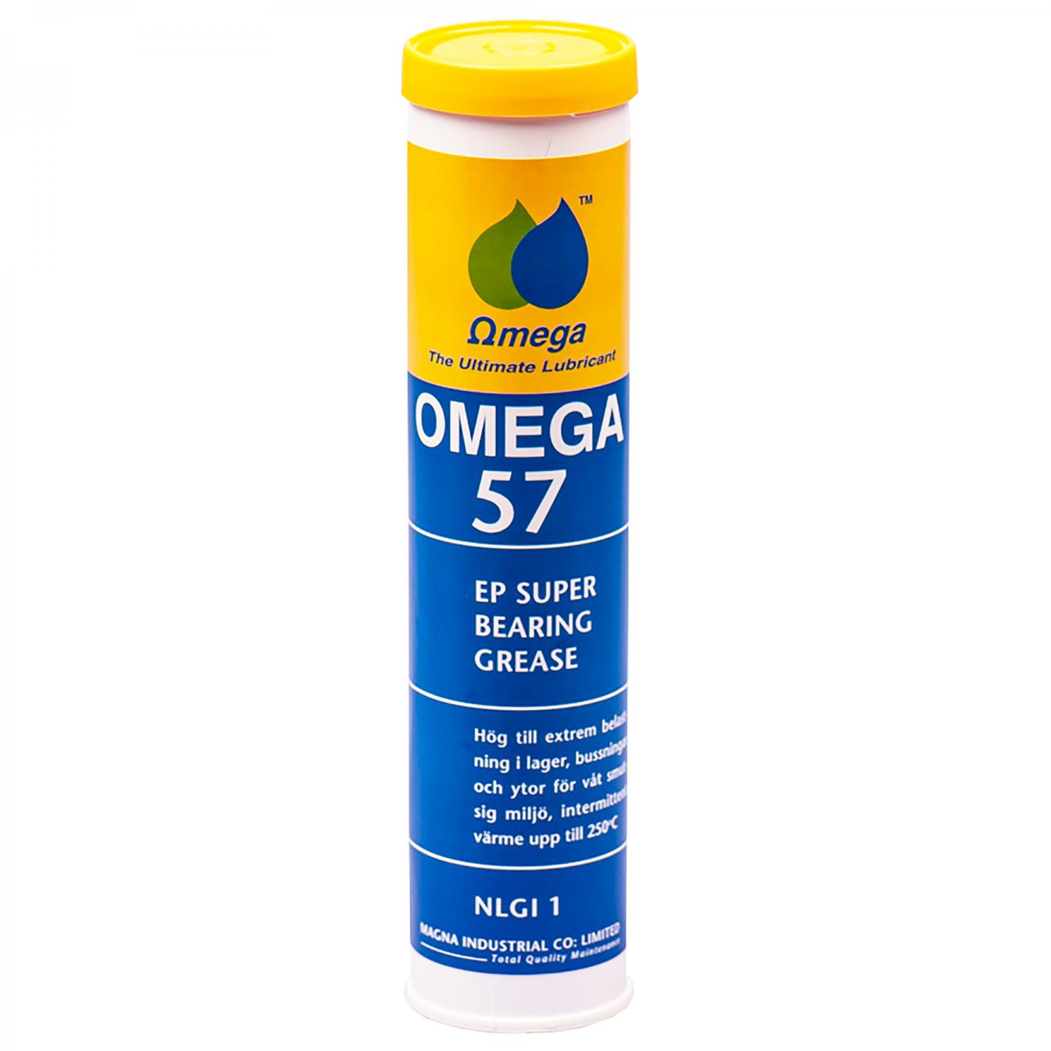 Omega 57 Högtrycksfett NLGI 1 / Patron 400g