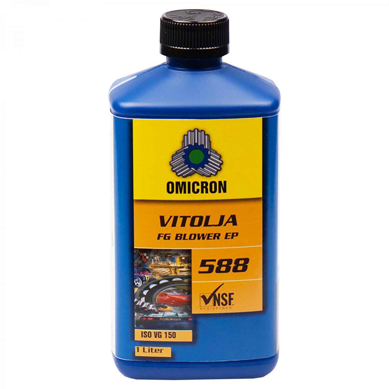 Omicron 588 ISO VG 150 Kompressorolja Blower "F...