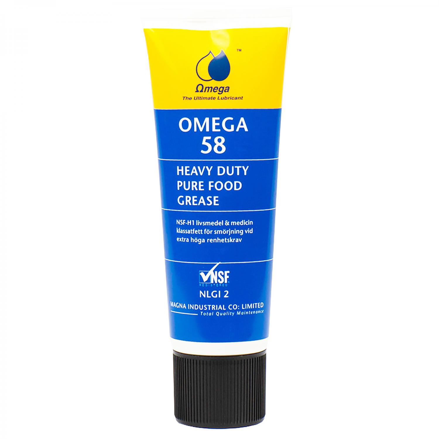 OMEGA 58 LIVSMEDELS FETT - NSF "H1" 200G