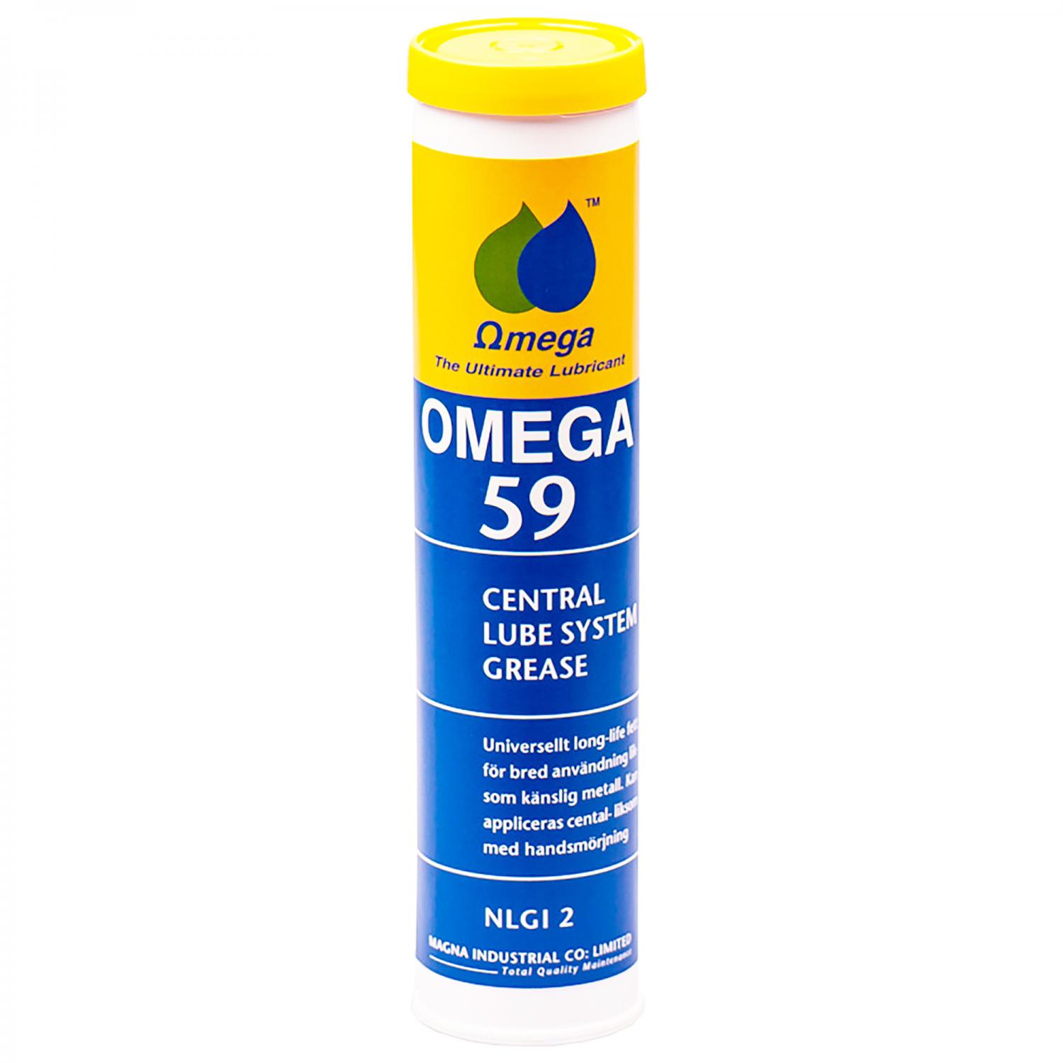 Omega 59 Centralsmörjfett NLGI 2 / Patron 400g ...