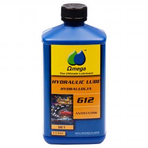 Omega 612 SAE 5 Hydraul- och Maskinolja 1L (Sty...
