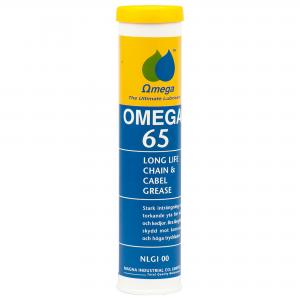 Omega 65 Kedje- och Wirefett NLGI 00 / Patron 400g