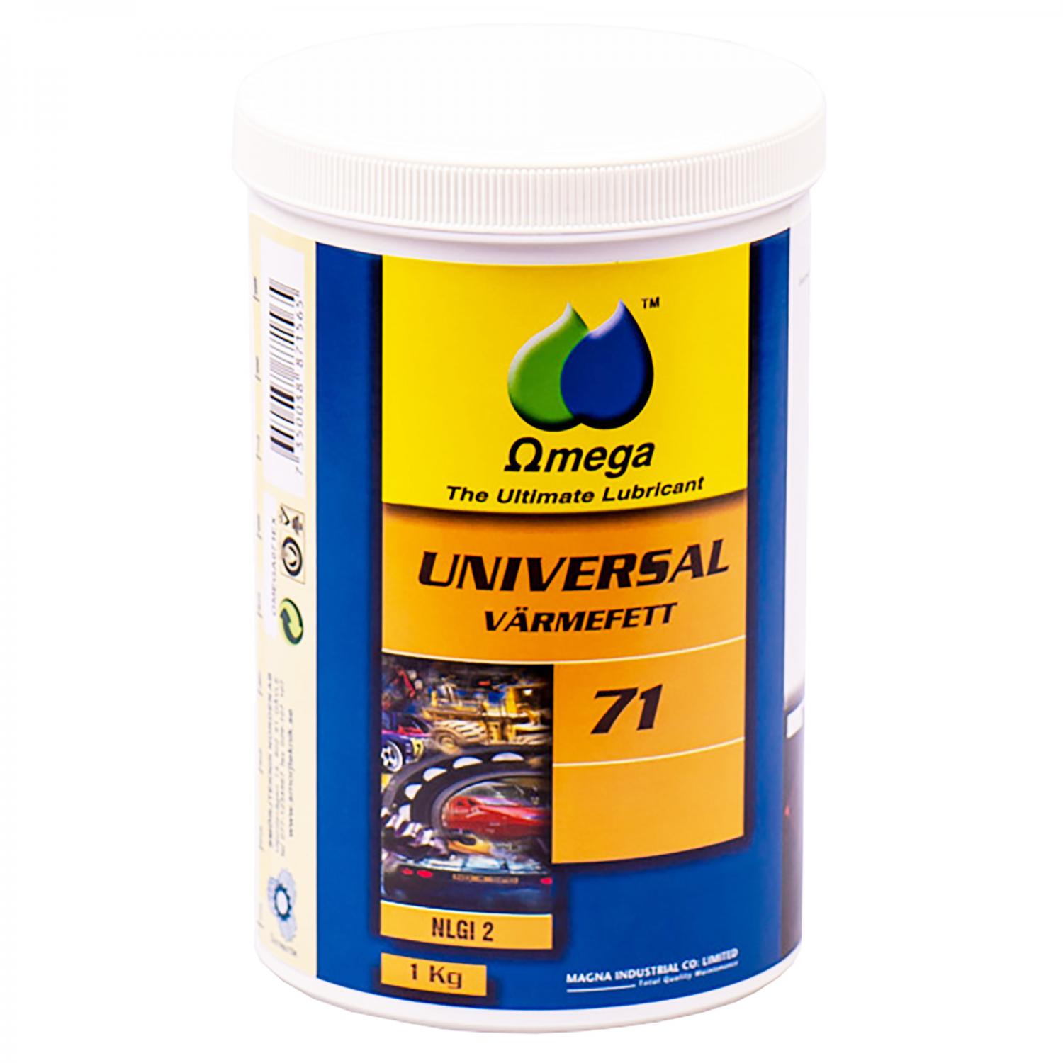 Omega 71 Universellt Högtemperaturfett NLGI 2 /...