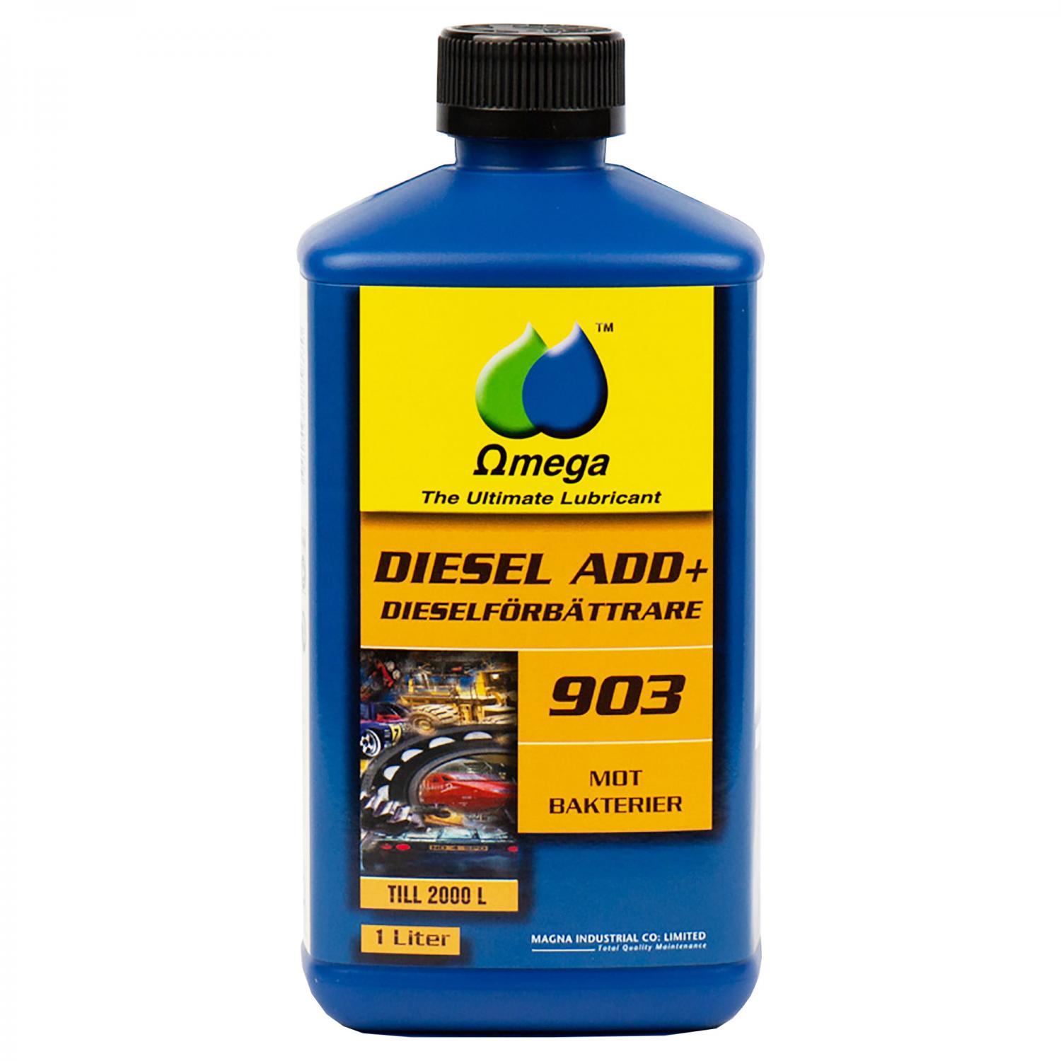 Omega 903 Dieselförbättrare "Bakteriedödaren" 1Liter
