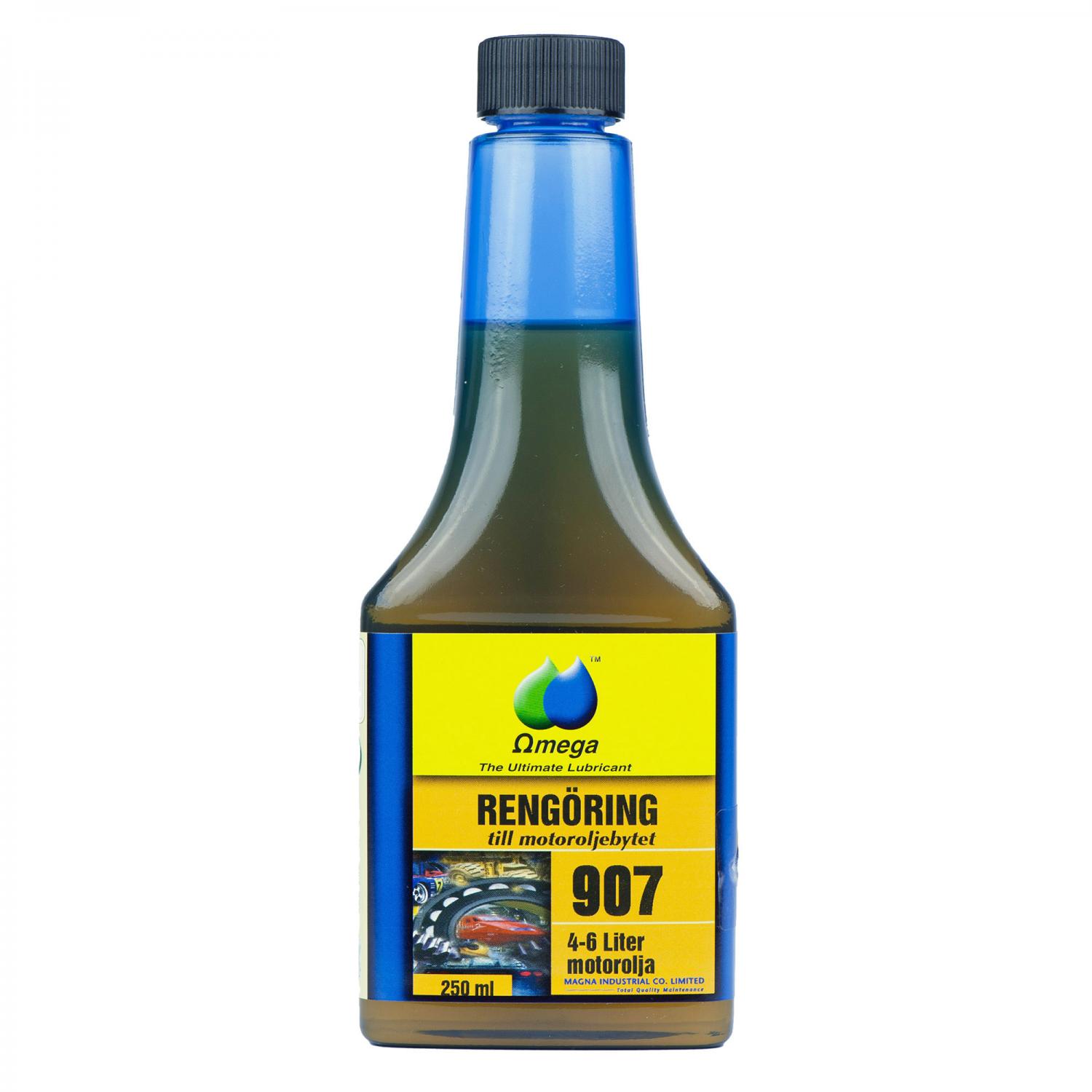 Omega 907 Rengöringsolja vid oljebyte 250ml