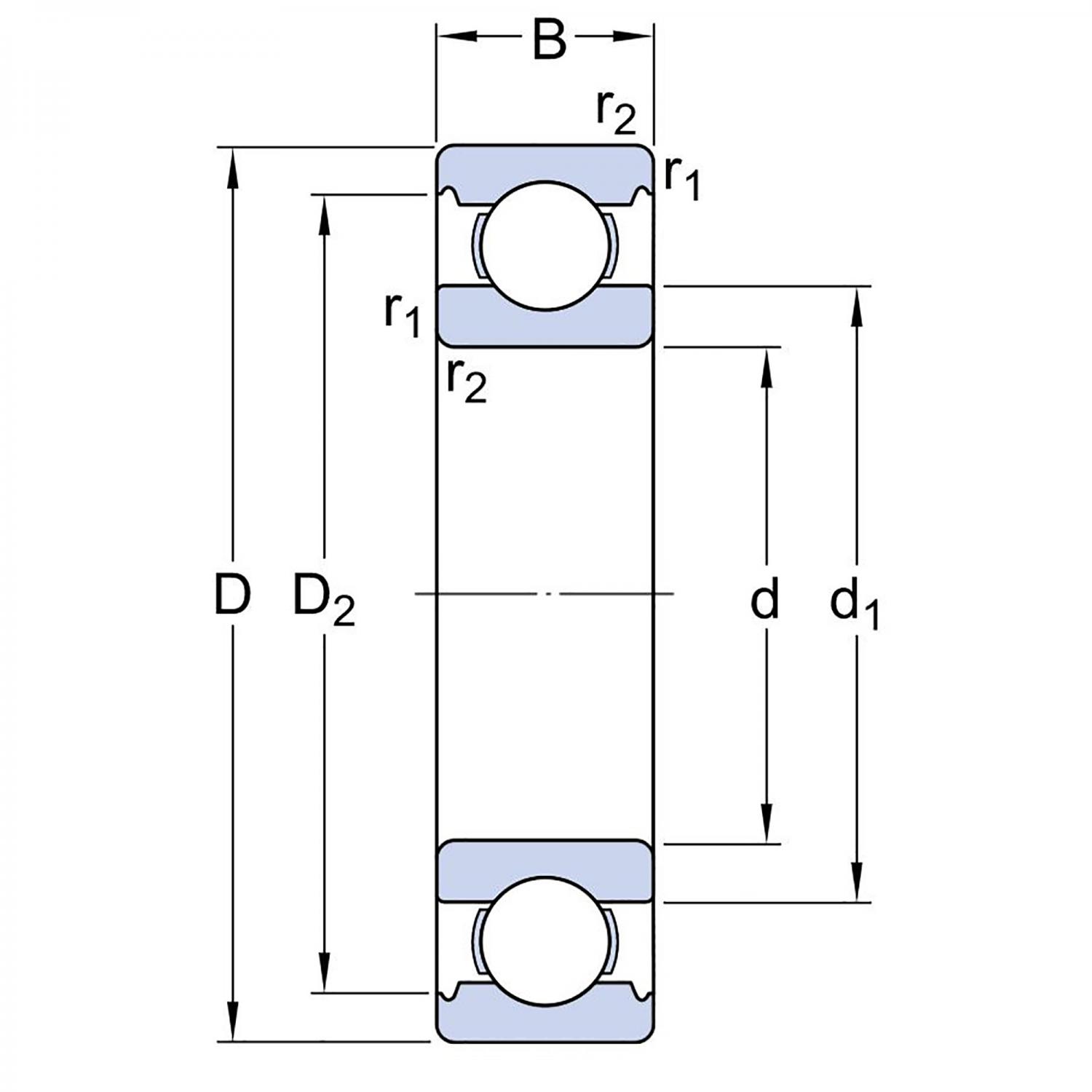 6002 C3 Kullager SKF  432st Storpack