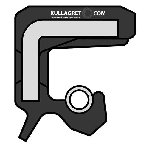 ASP 17x28x7 Radialtätning NBR (Högtryck)