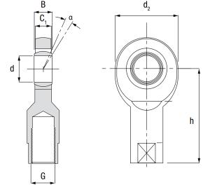 SI 25 C (M24x2) Länkhuvud Codex