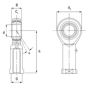 SIKAC 25 M (M24x2) Länkhuvud Codex