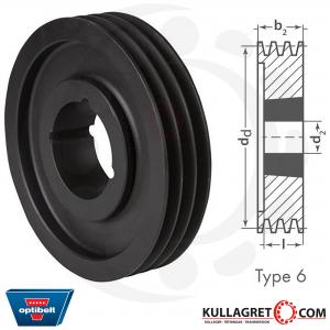 SPA 140/3 TB 2517 Kilremsskiva