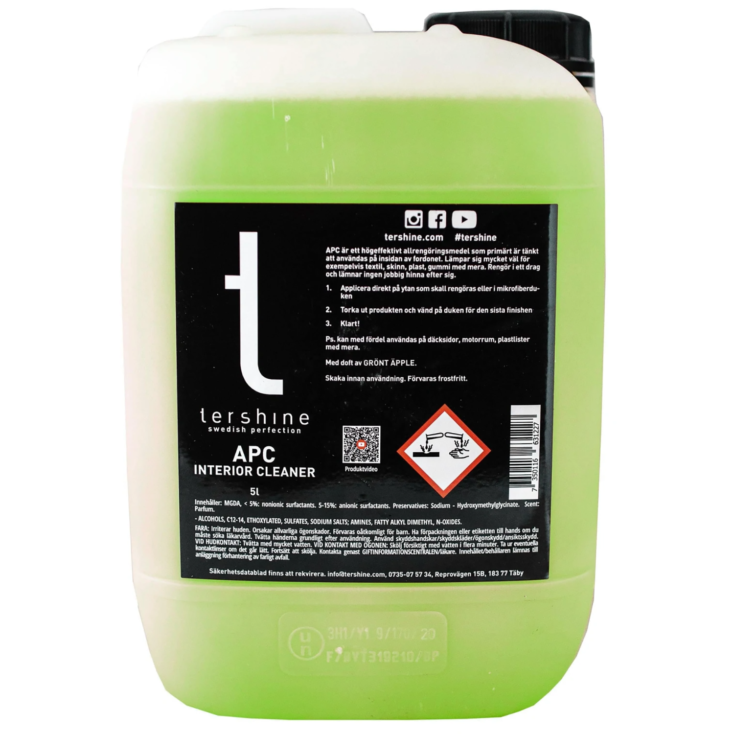 APC - Interior Cleaner Grönt Äpple 5 Liter  te...