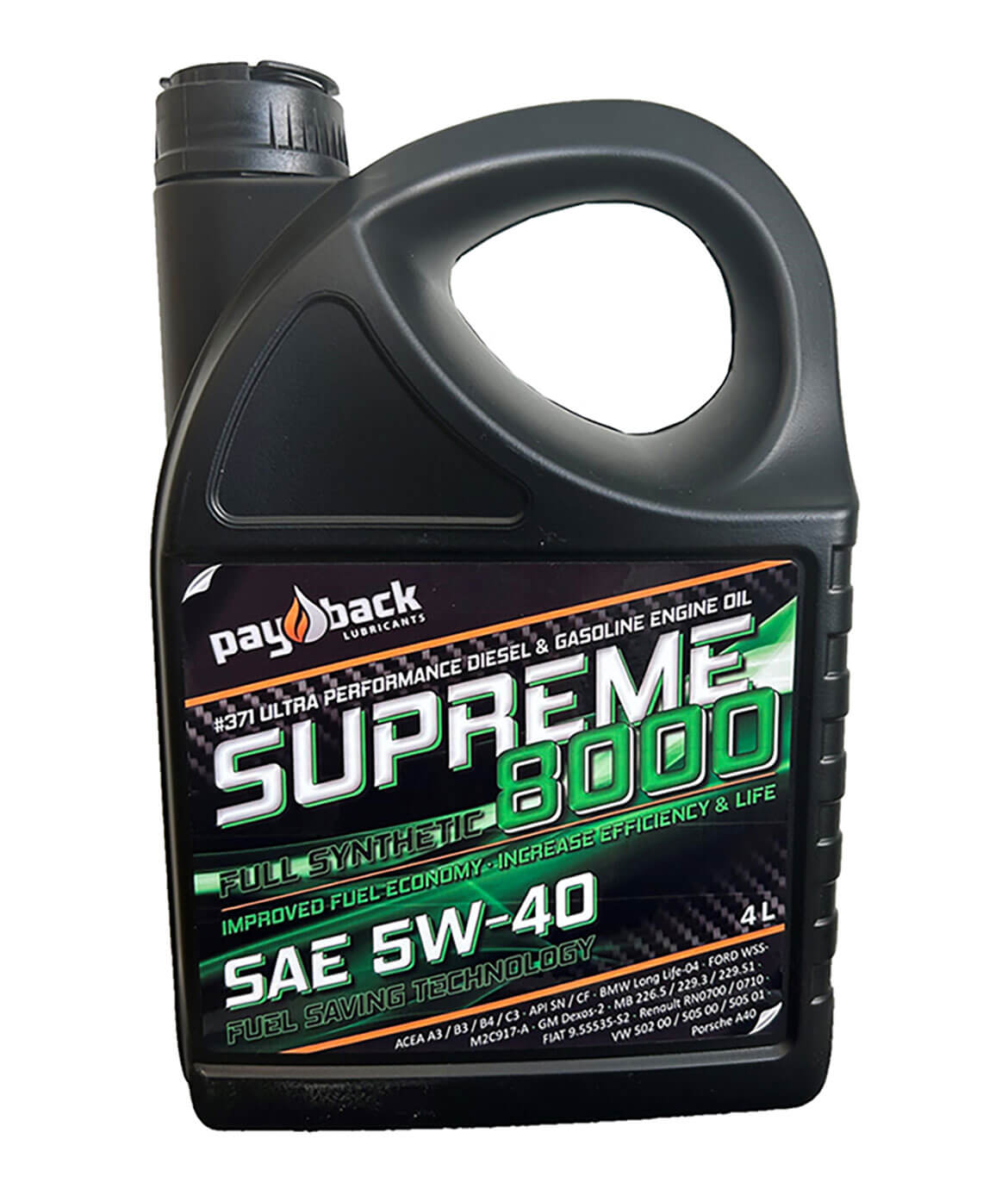 Payback #371 5W-40 Supreme 8000 4L