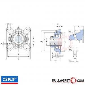 FY 25 FM Lagerenhet SKF