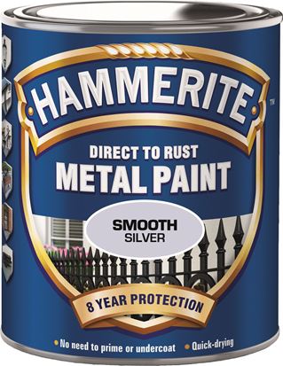 Silver Slätlack Hammerite 250 ml