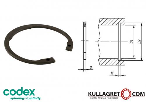 SGH 52 Låsring DIN 472