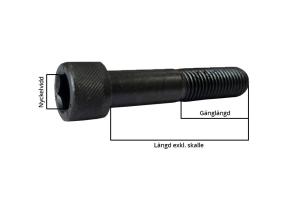 Insexskruv MC6S 12.9 M8x70 mm