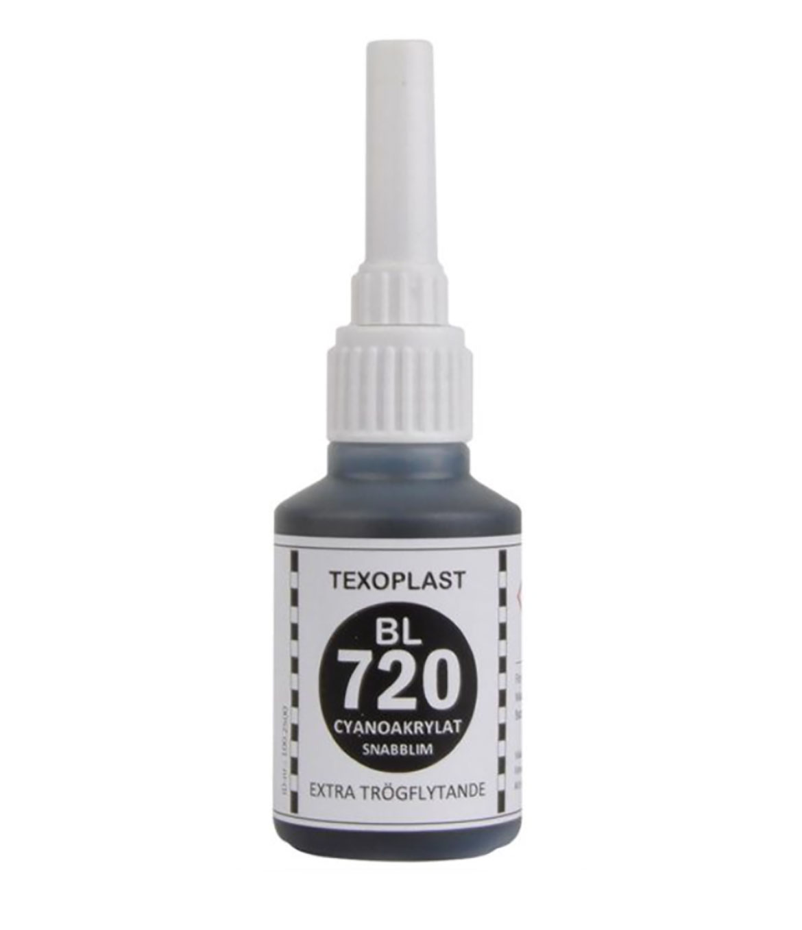 Snabblim 720 Slagtålig/Elastic svart Trögflytande 50 g