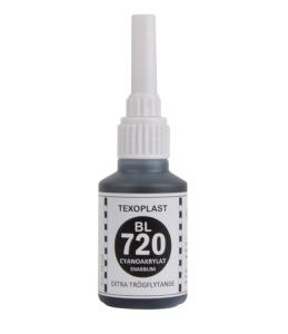 Snabblim 720 Slagtålig/Elastic svart Trögflytande 50 g