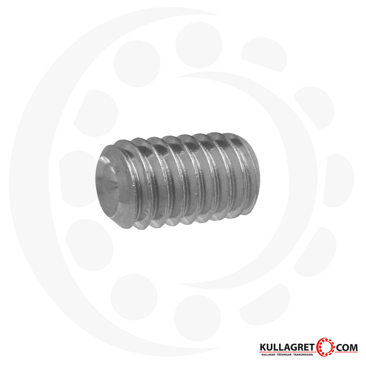 Stoppskruv rostfri SK6SS A2 M3X3 mm
