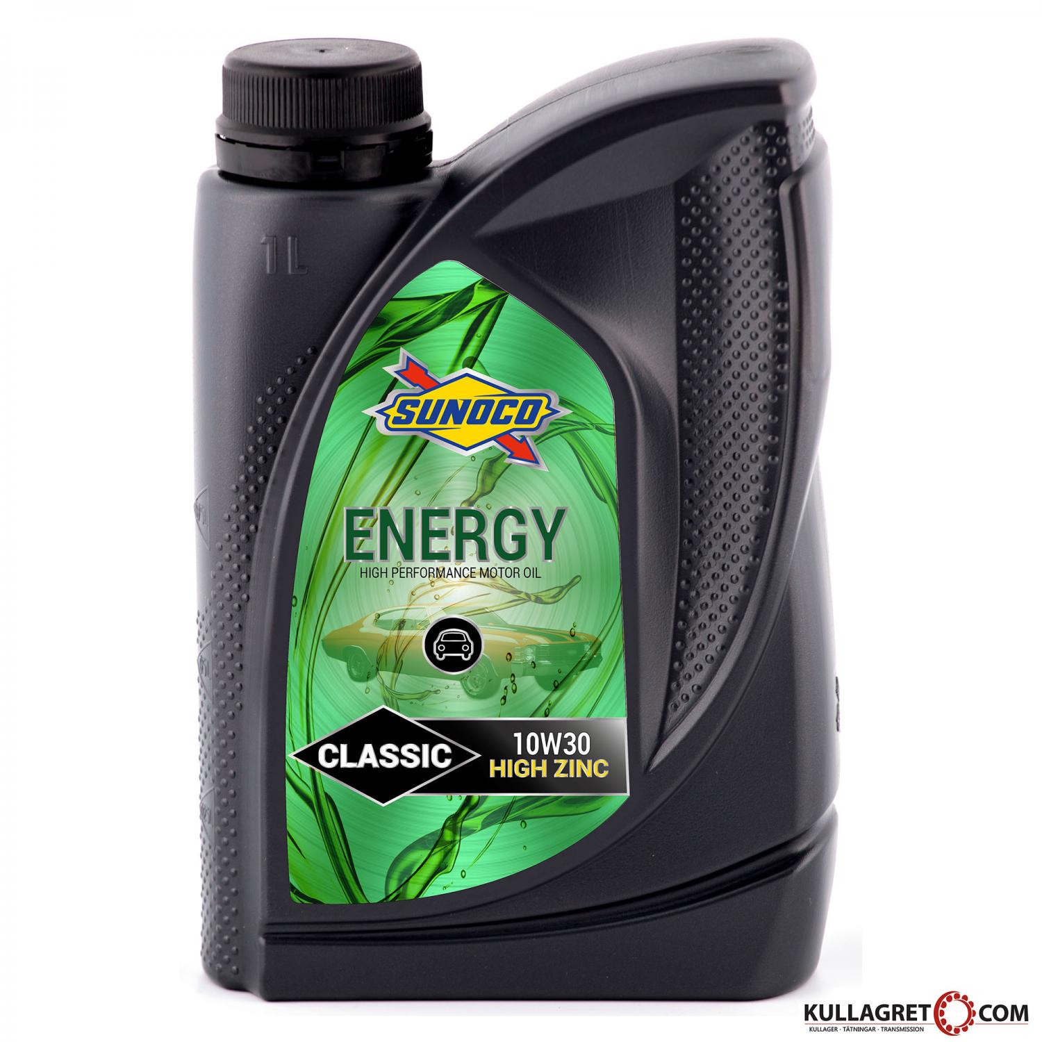 Sunoco 10W-30 Energy Classic "ZINK" Motorolja 1L