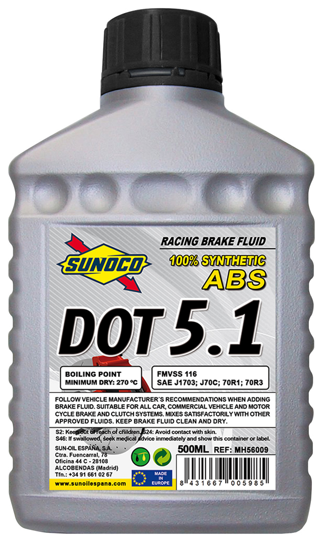 Sunoco DOT 5.1 Bromsvätska 0,5L