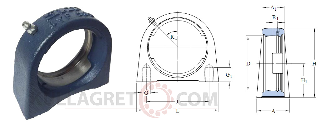 SYF 505 M Lagerhus SKF