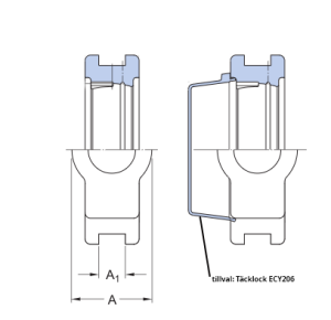 TU 506 M Lagerhus SKF