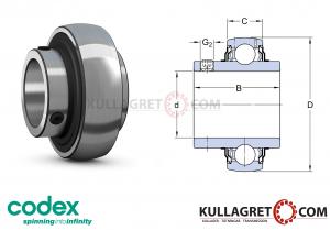 UC 206-18 (YAR 206-102 2F) Insatslager CODEX