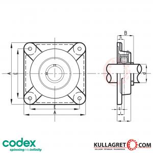 UCF 205-16 Lagerenhet CODEX