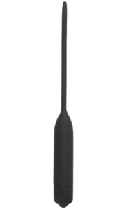 Böjbar penisstav av silikon, med tystgående vibrator