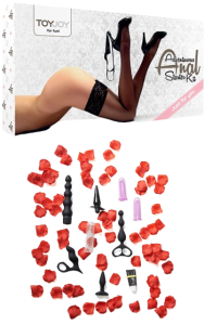 Startpaket innehåller allt du behöver för experiment med olika typer av anal lek