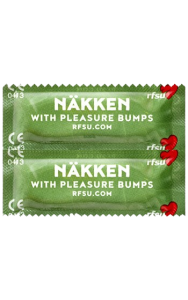 Näkken är en kondom utrustad med yttre knottror designade för att förhöja njutningen för både dig och din partner